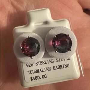 Sterling Silver Tourmaline Earrings